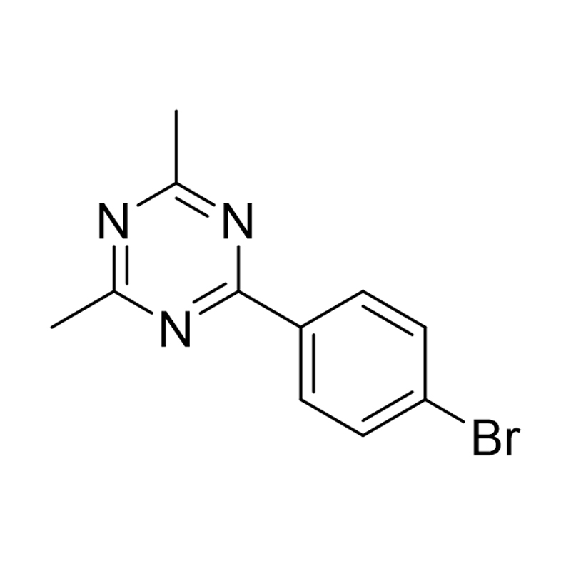 2-(4-bromofenil)-4,6-dimetil-1,3,5-triazin
