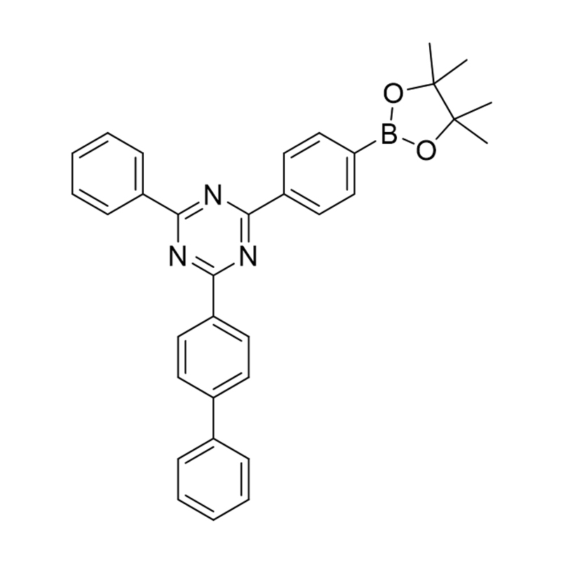 2-([1,1'-bifenil]-4-il)-4-fenil-6-(4-(4,4,5,5-tetrametil-1,3,2-dioksaborolan-2-il)fenil )-1,3,5-triazin
