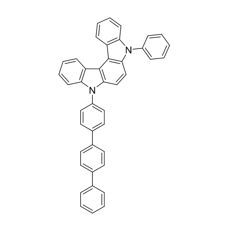 İndolo[2,3-c]karbazol, 5,8-dihidro-5-fenil-8-[1,1':4',1''-terfenil]-4-il-